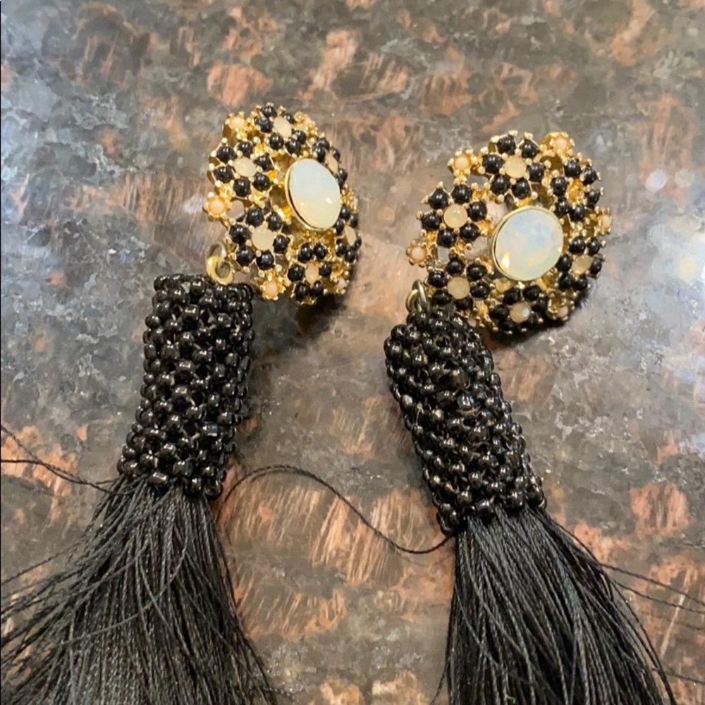 3 fluffy earrings